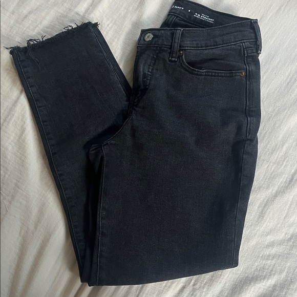 Old Navy Black OG straight leg Jeans - Picture 1 of 6